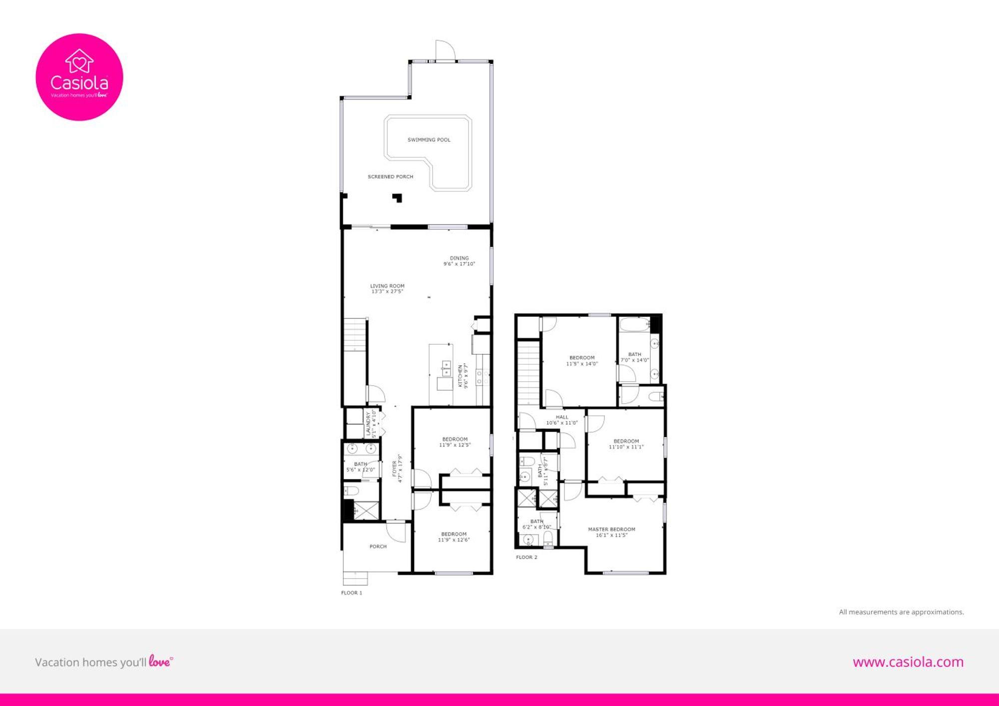 Beautiful Modern Home Wprivate Pool Near Wdw キシミー エクステリア 写真