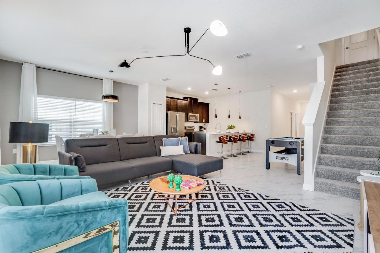 Beautiful Modern Home Wprivate Pool Near Wdw キシミー エクステリア 写真